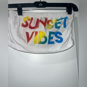 Colorful Summer vibes tubes top